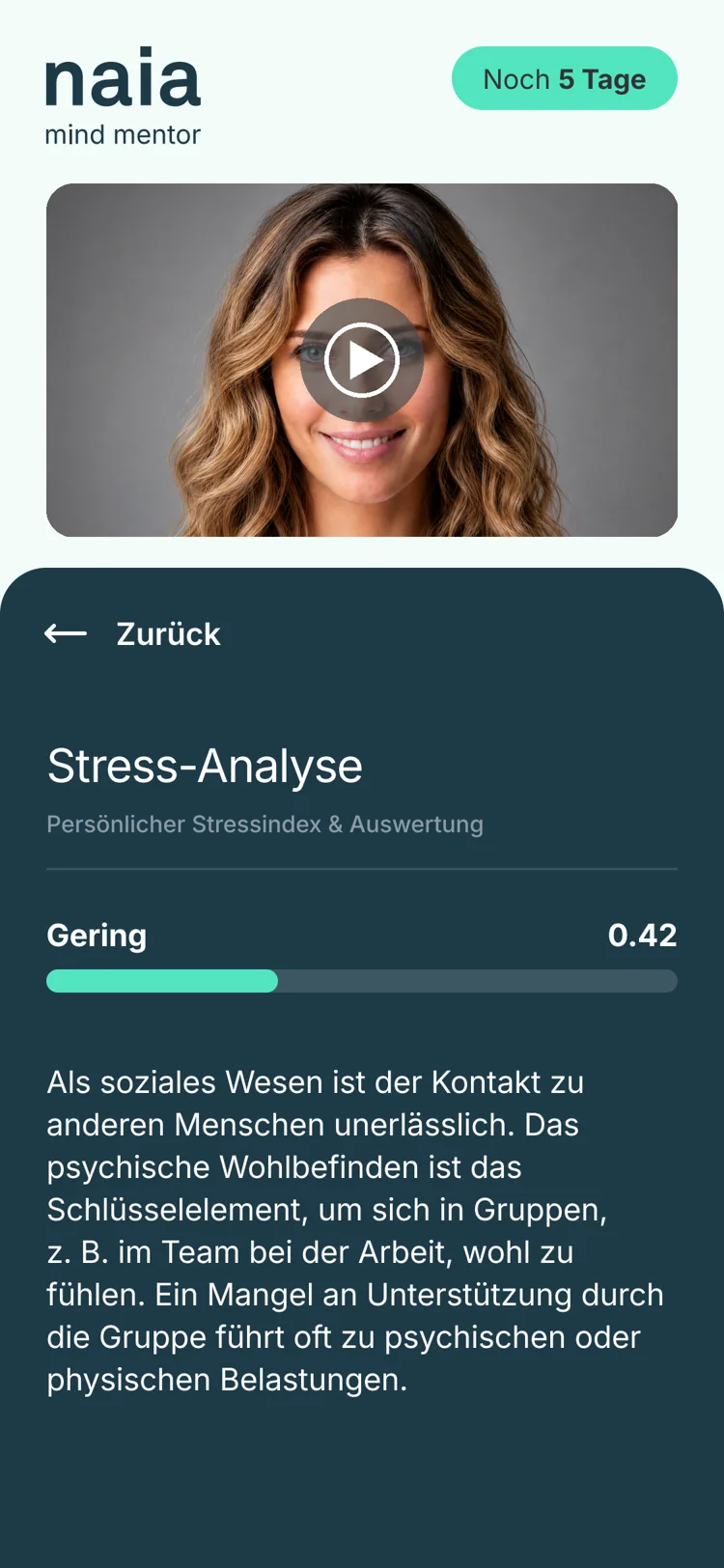 naia – Stress-Analyse